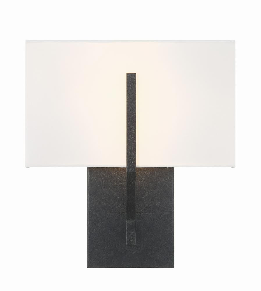 Crystorama Carlyn Wall Sconce Black