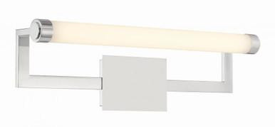 Crystorama Clinton Bathroom Vanity - Polished Nickel 8"H