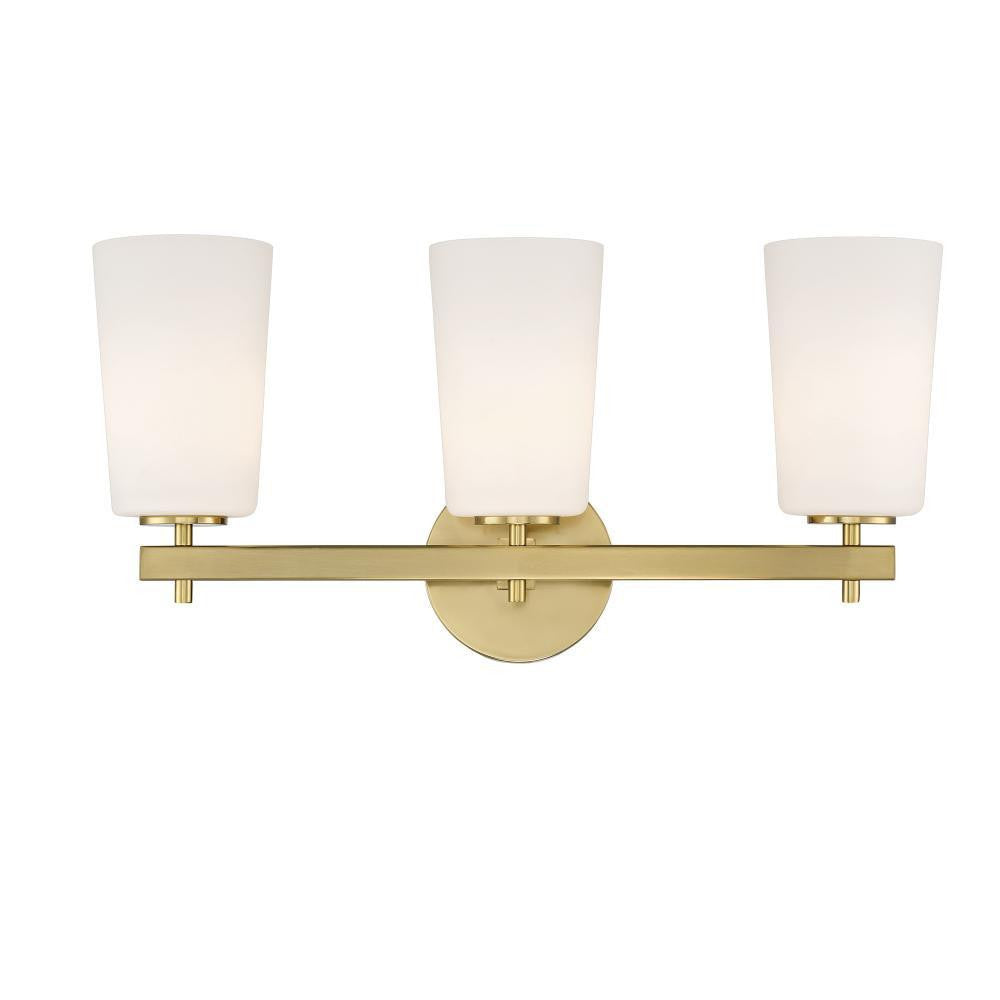 Crystorama Colton Bathroom Vanity Aged Brass