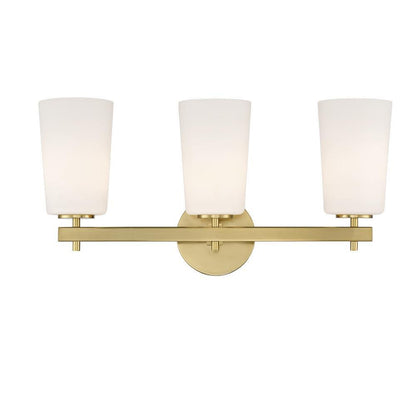 Crystorama Colton Bathroom Vanity Aged Brass