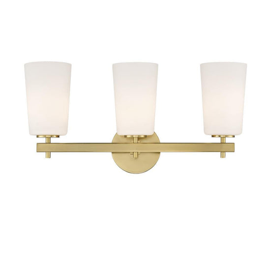 Crystorama Colton Bathroom Vanity Aged Brass