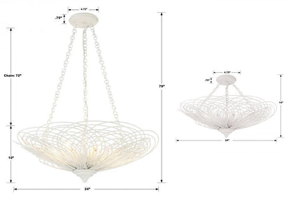 Crystorama Doral Chandelier Renaissance Gold