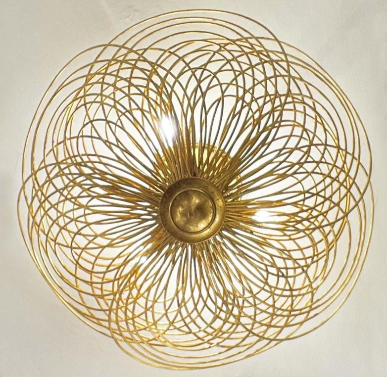 Crystorama Doral Semi Flush Mount Matte White