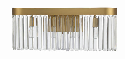 Crystorama Emory Bathroom Vanity - Modern Gold 9.5"H