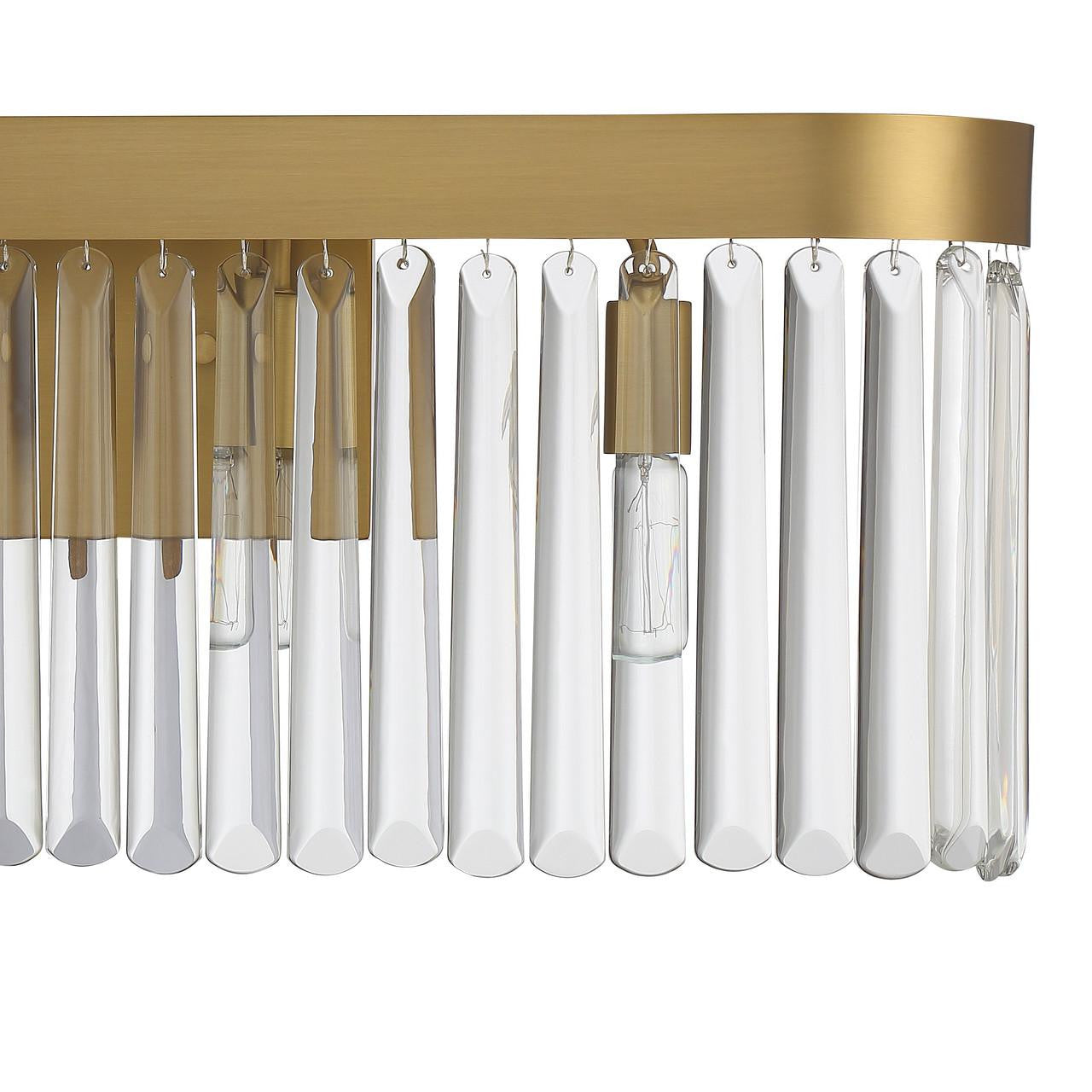 Crystorama Emory Bathroom Vanity - Modern Gold 9.5"H