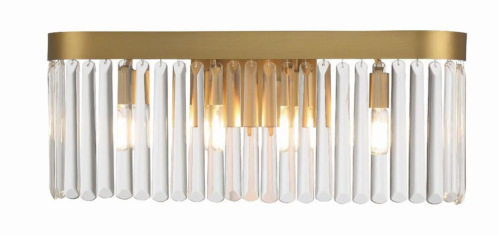 Crystorama Emory Bathroom Vanity - Modern Gold 9.5"H