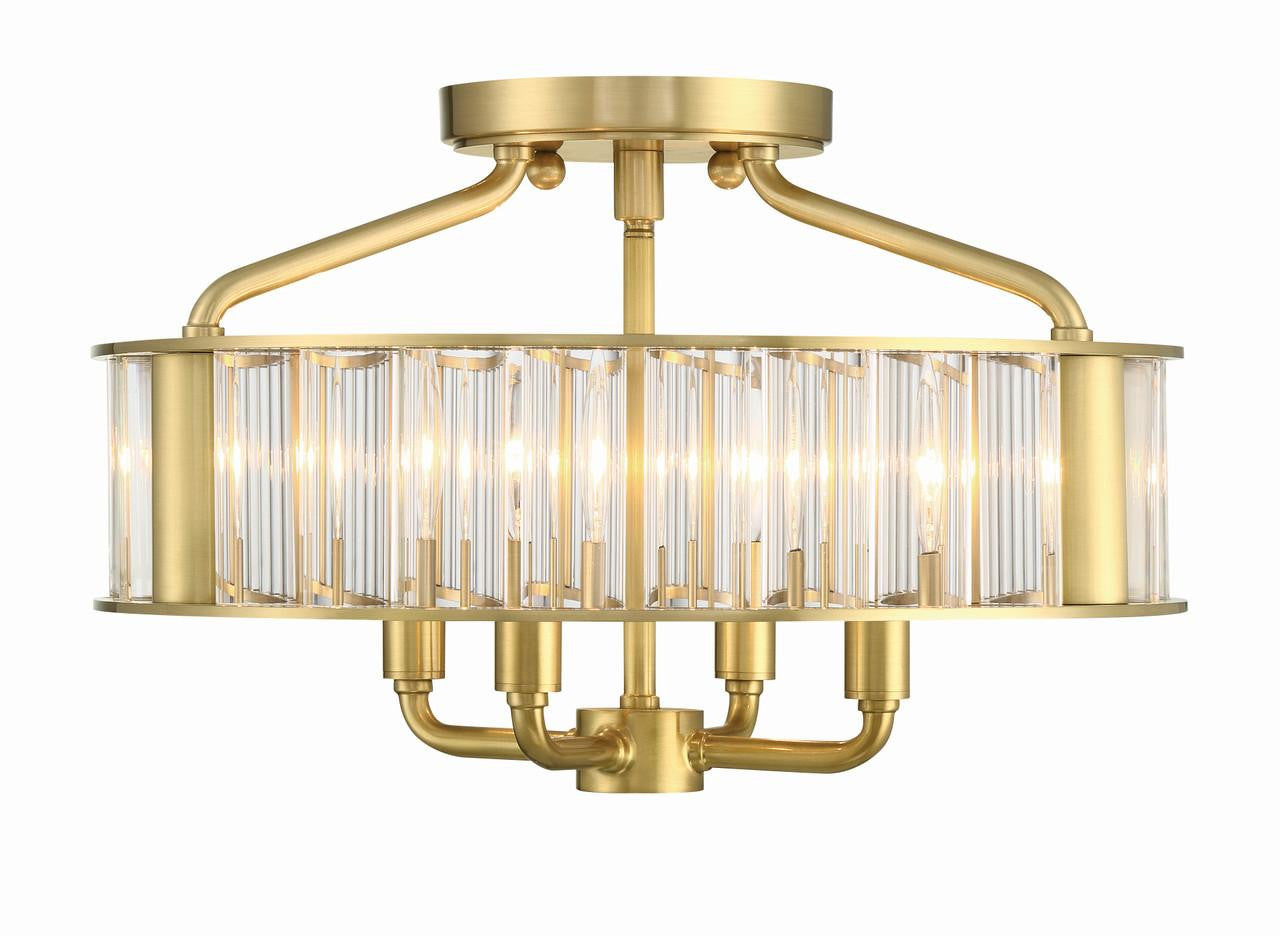 Crystorama Farris Semi Flush Mount