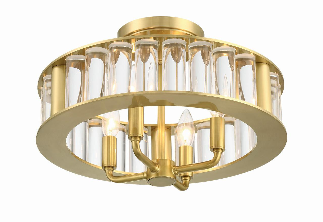 Crystorama Farris Semi Flush Mount