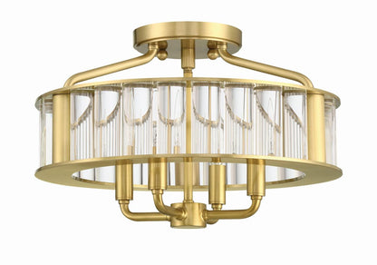 Crystorama Farris Semi Flush Mount