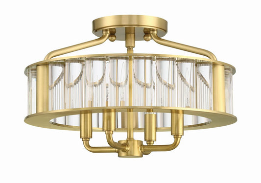 Crystorama Farris Semi Flush Mount