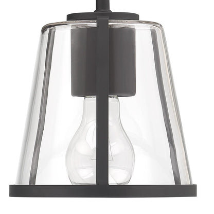 Crystorama Fulton 1 Light Bathroom Vanity - Black 10.25"H