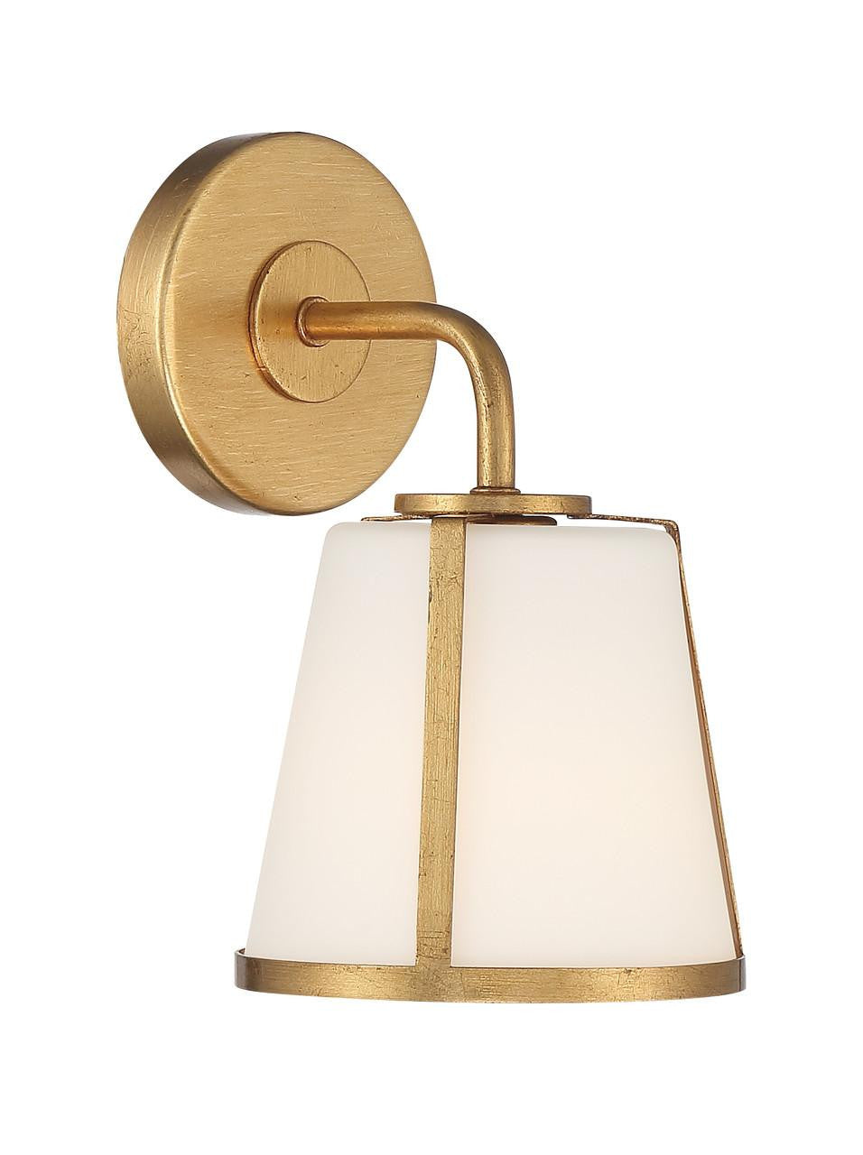 Crystorama Fulton Bathroom Vanity - Antique Gold 10.25"H