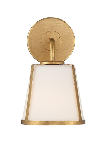 Crystorama Fulton Bathroom Vanity - Antique Gold 10.25"H