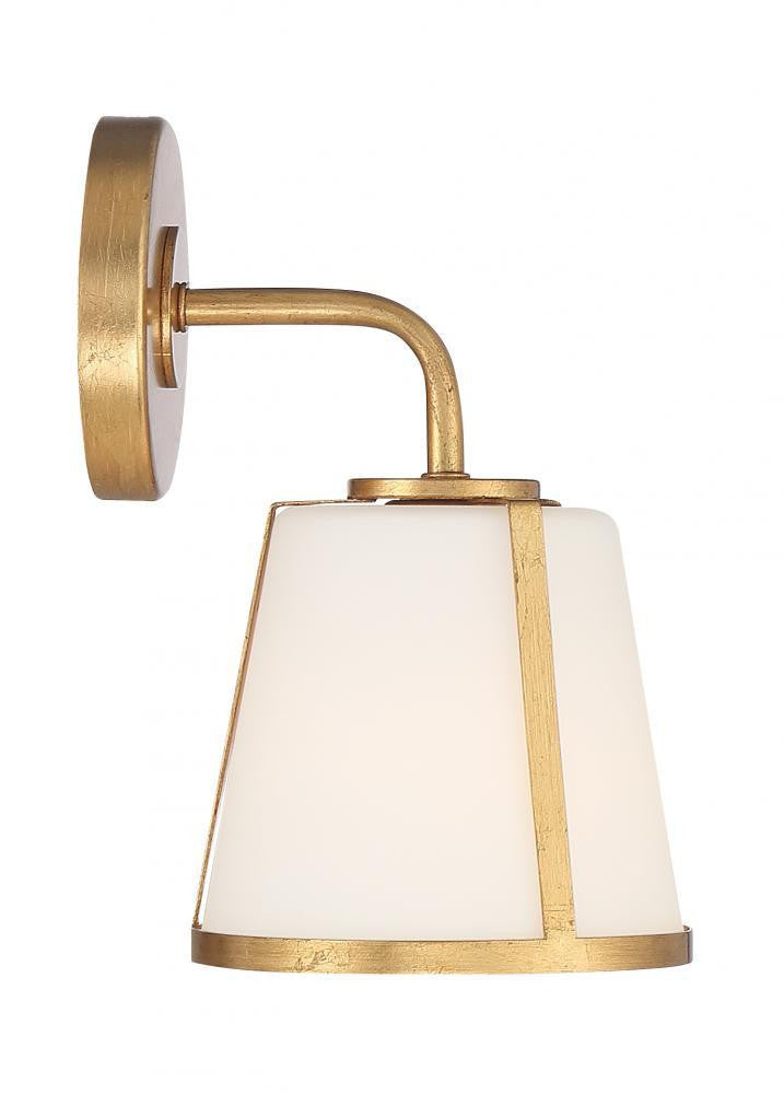 Crystorama Fulton Bathroom Vanity - Antique Gold 10.25"H