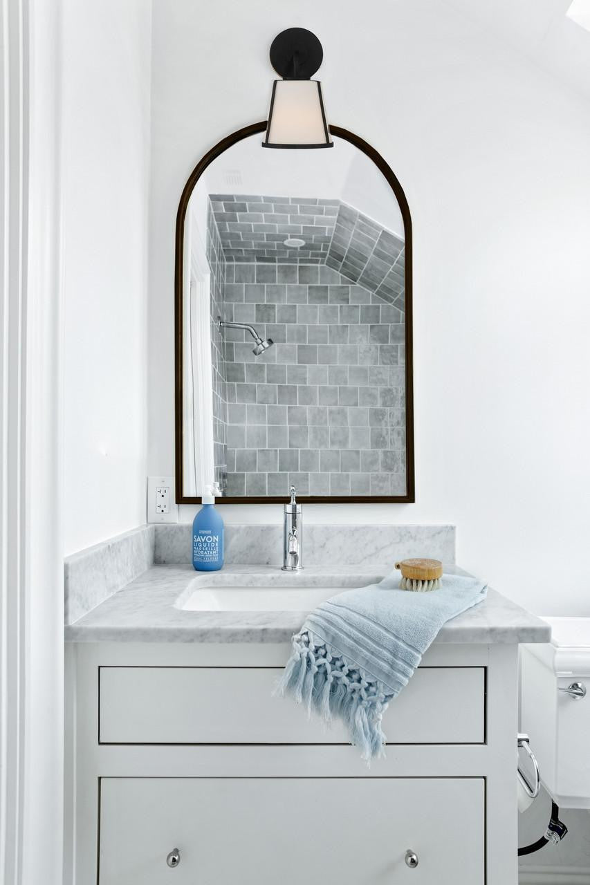 Crystorama Fulton 1 Light Bathroom Vanity Polished Nickel