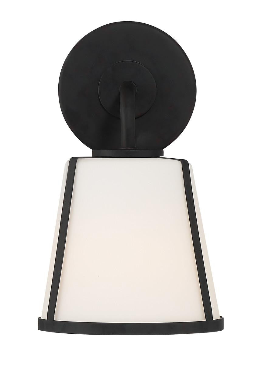 Crystorama Fulton 1 Light Bathroom Vanity Antique Gold