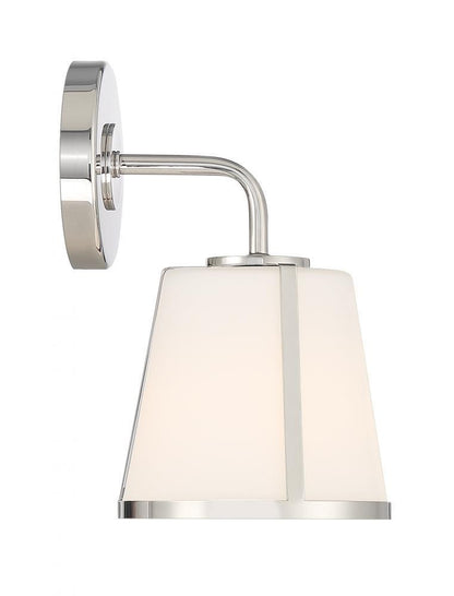 Crystorama Fulton Bathroom Vanity - Polished Nickel 10.25"H