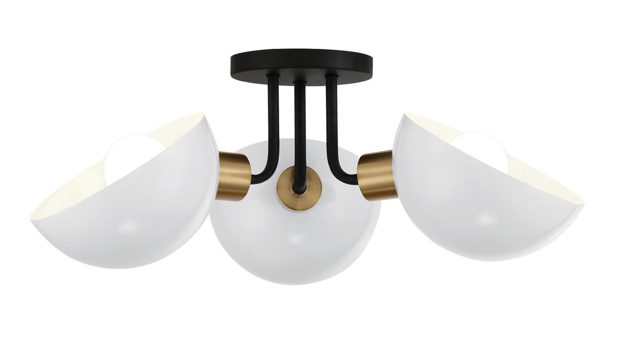 Crystorama Gigi Semi Flush Mount