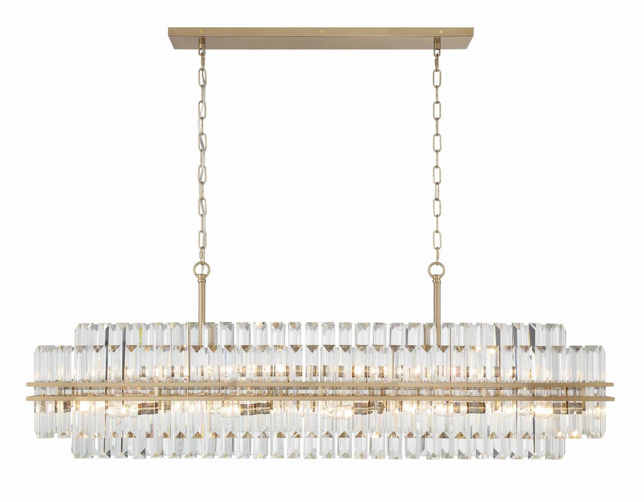 Crystorama Hayes Chandelier Polished Nickel