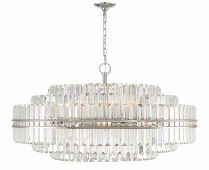 Crystorama Hayes Chandelier Polished Nickel