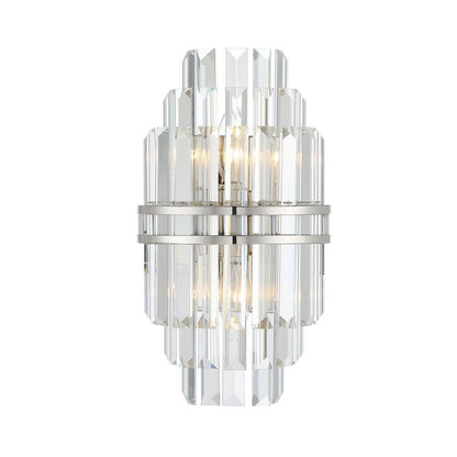 Crystorama Hayes Wall Sconce Polished Nickel