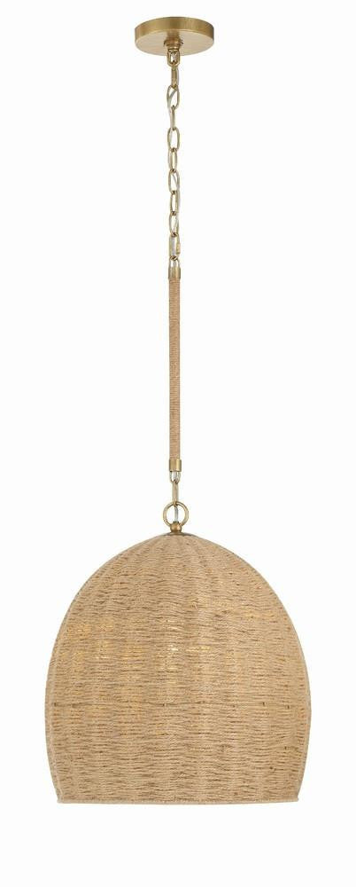 Crystorama Jace Pendant Soft Gold