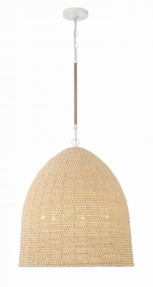 Crystorama Jasper Chandelier Matte White