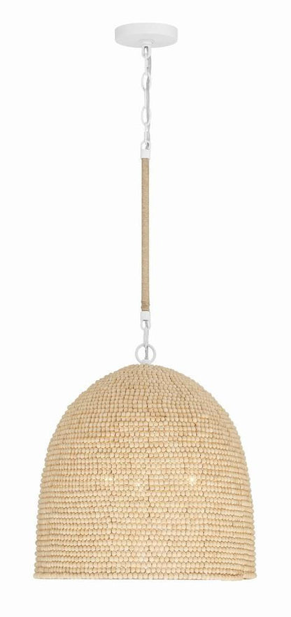 Crystorama Jasper Pendant Matte White