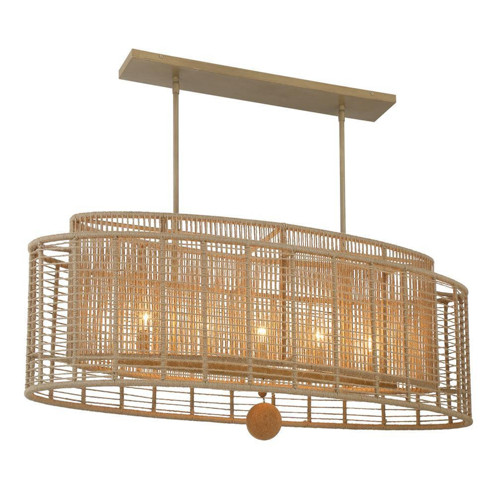 Crystorama Jayna 5 Light Chandelier Burnished Silver