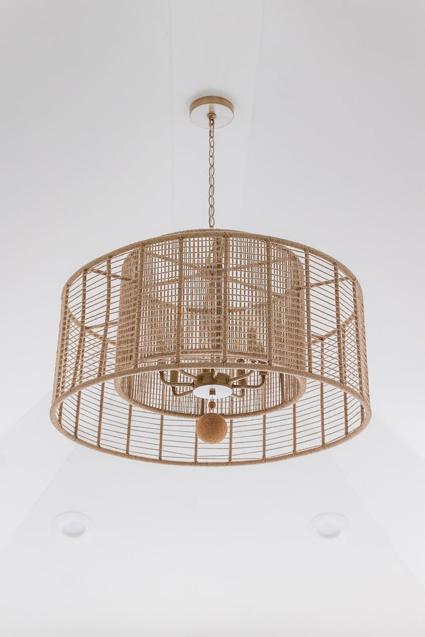 Crystorama Jayna Chandelier - Burnished Silver 22"H