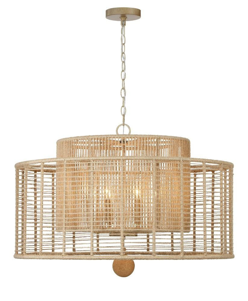 Crystorama Jayna Chandelier Burnished Silver