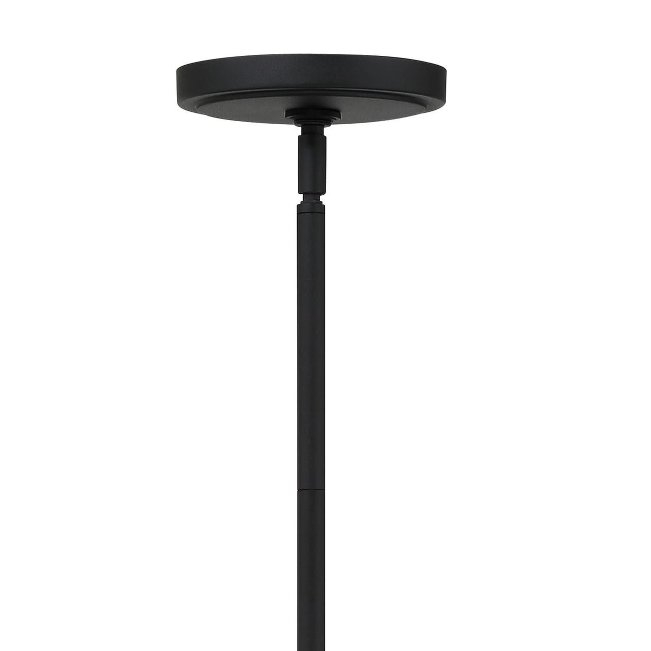 Crystorama Keenan Chandelier - Black Forged 15"H