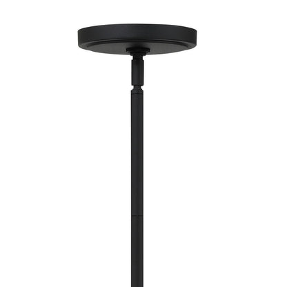 Crystorama Keenan Chandelier - Black Forged 15"H