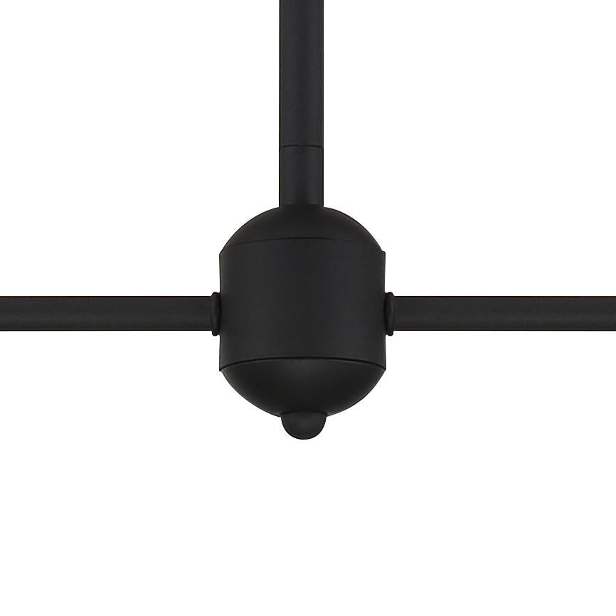 Crystorama Keenan Chandelier - Black Forged 15"H