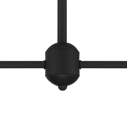 Crystorama Keenan Chandelier - Black Forged 15"H