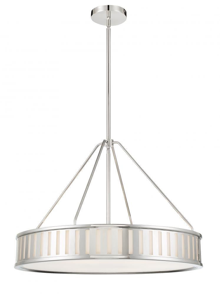 Crystorama Kendal Chandelier Polished Nickel
