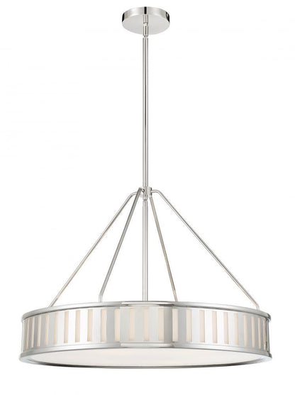 Crystorama Kendal Chandelier Polished Nickel