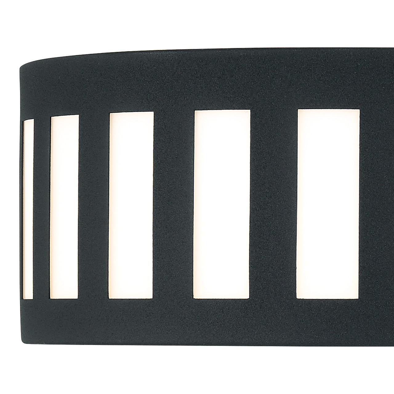 Crystorama Kendal Flush Mount - Black Forged 5"H