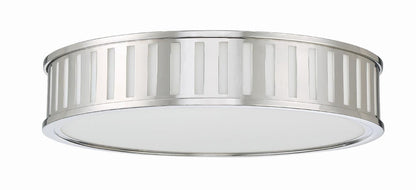 Crystorama Kendal Flush Mount - Polished Nickel 5.25"H