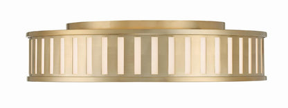 Crystorama Kendal Flush Mount - Vibrant Gold 5.25"H