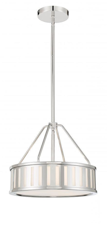 Crystorama Kendal Mini Chandelier Polished Nickel
