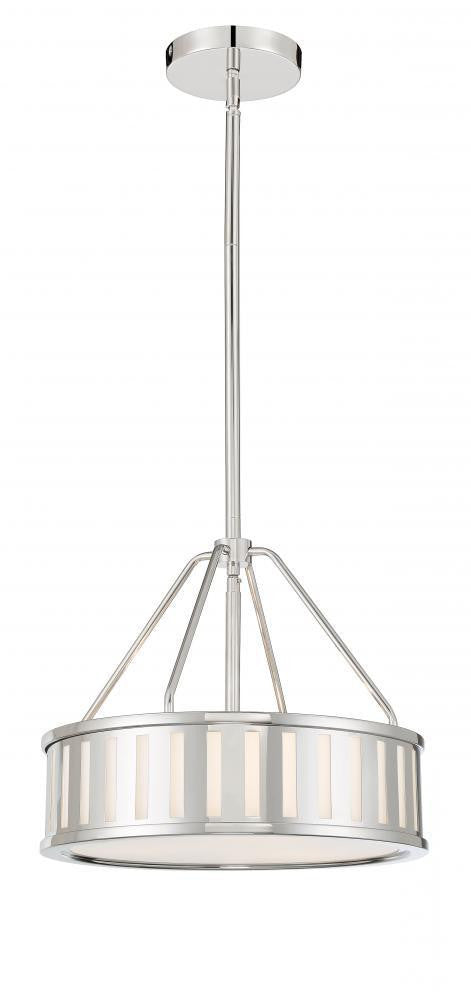 Crystorama Kendal Mini Chandelier Polished Nickel