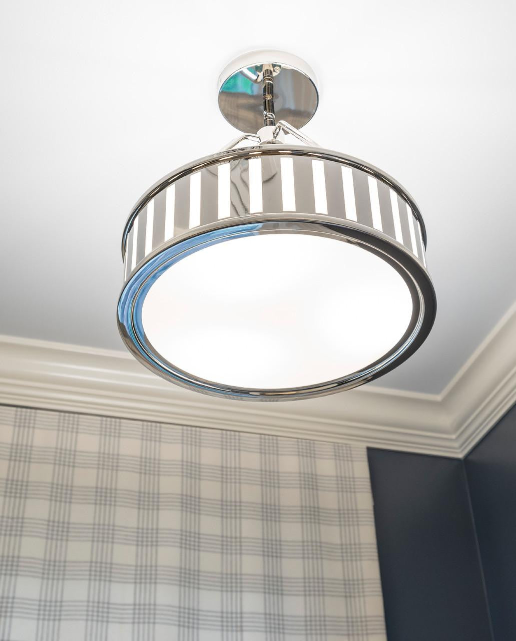 Crystorama Kendal Mini Chandelier - Polished Nickel 13.75"H
