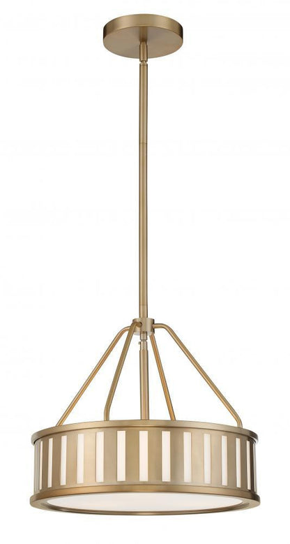 Crystorama Kendal Mini Chandelier - Vibrant Gold 13.75"H