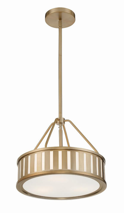 Crystorama Kendal Mini Chandelier - Vibrant Gold 13.75"H