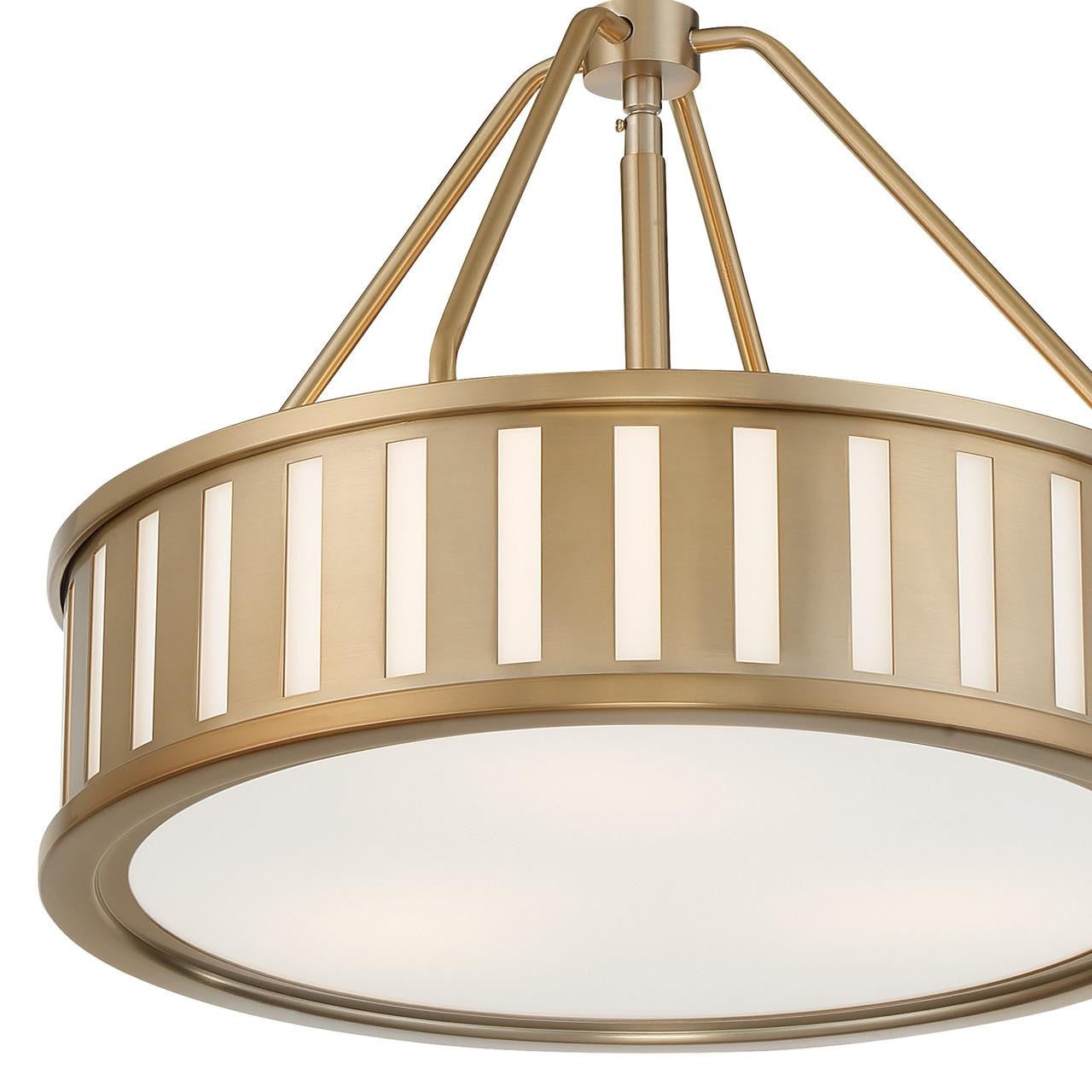 Crystorama Kendal Mini Chandelier - Vibrant Gold 13.75"H
