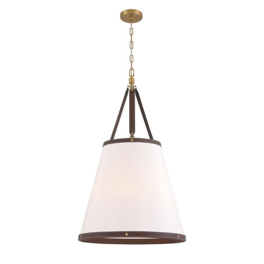 Crystorama Libby Langdon Callahan 6 Light Pendant Luxe Gold