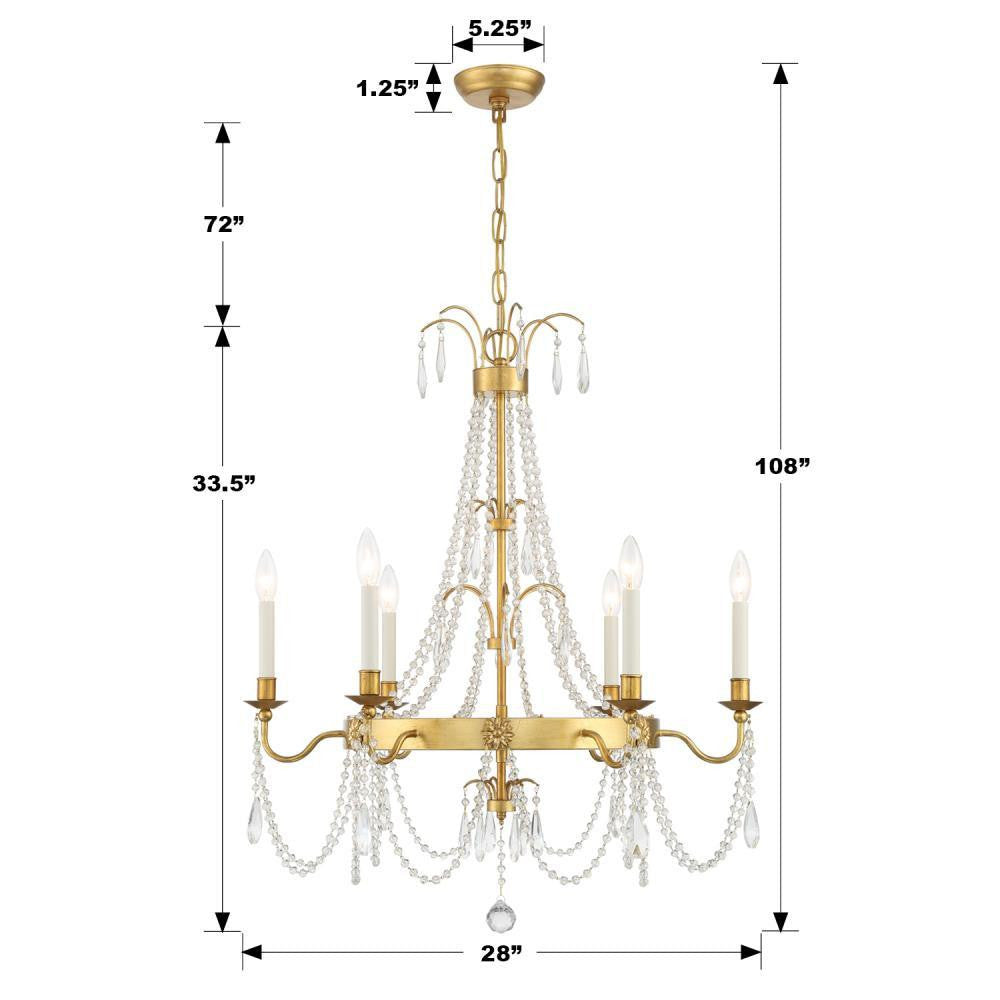 Crystorama Maizey Chandelier
