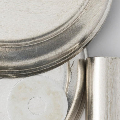 Crystorama Marselle 5 Light Bathroom Vanity - Antique Silver, Hand Cut Crystal 8.5"H