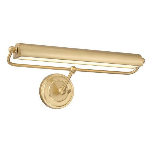 Crystorama Miller Integrated LED Sconce Aged Brass